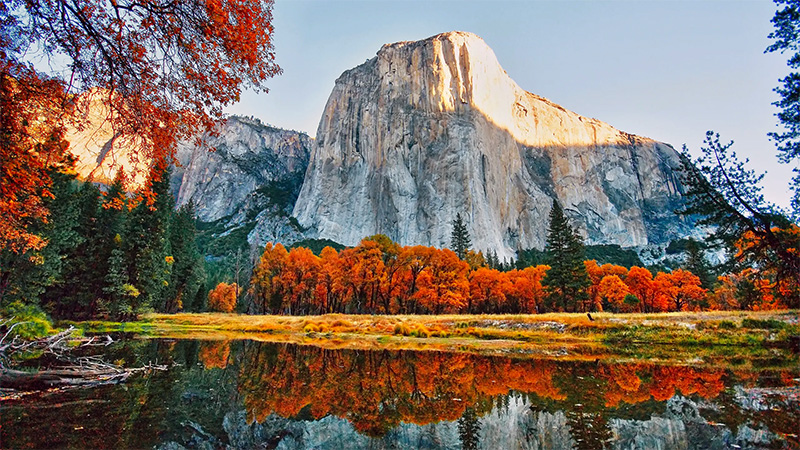 Yosemite National Park is in California’s Sierra Nevada mountains.