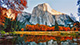 Yosemite National Park is in California’s Sierra Nevada mountains.